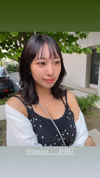 ミディアム カラー 💎透明感カラー特化 💎TAISEIのヘアスタイル
