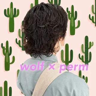 ショート パーマ hollo原宿所属・パーマ/ハイトーン 🎀Rumiのヘアスタイル