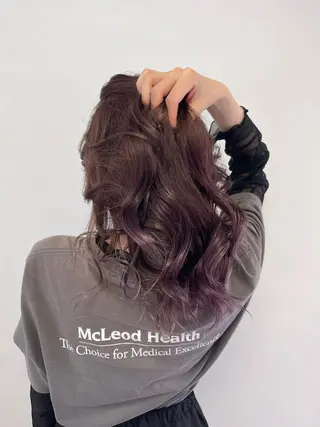 セミロング カラー SALOWIN 岡山店所属・SALOWIN / manaka 🪽のヘアスタイル