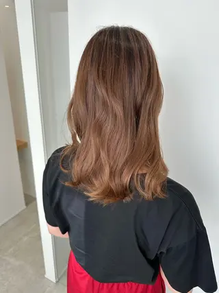 セミロング カラー レイヤー/ナチュラル 💐nao.のヘアスタイル