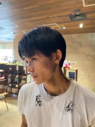 ショート メンズ メンズパーマ/ メンズカット/平木のヘアスタイル