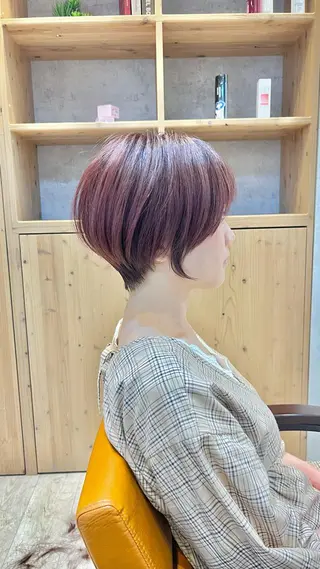 ショート カラー esu天満所属・ショート特化 阿部聖のヘアスタイル