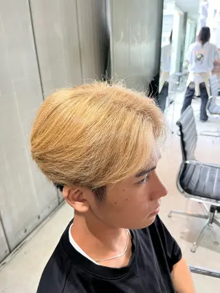 ショート カラー メンズ 中田 信太郎のヘアスタイル