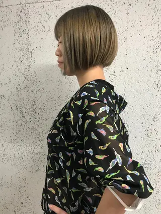 ショート カラー steed tokyo所属・KOOKI スティードトーキョーのヘアスタイル