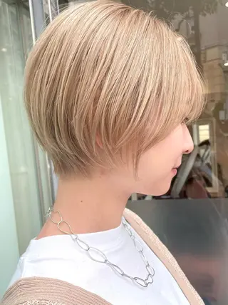 ショート レイヤー/韓国/ 顔周り/しんやのヘアスタイル