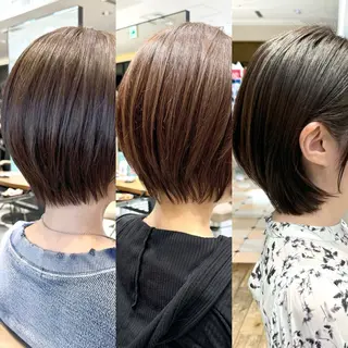 ショート カラー 💍新宿ショート 💍岩田莉奈のヘアスタイル