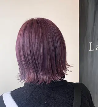 ミディアム 髪質改善＆ハイトーンカラー Cica神戸三宮元町店所属・福田 美波のヘアスタイル