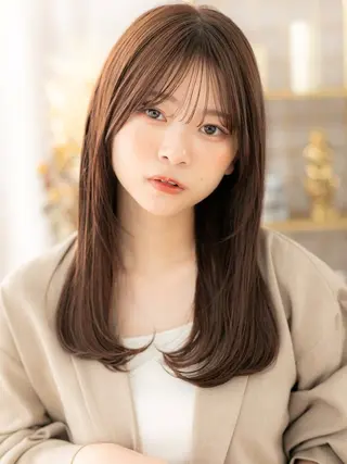 セミロング 田畑 舞柚のヘアスタイル