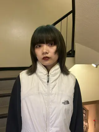 ミディアム カラー ☕️結【suii.】 ボブ/ヘアセット☕️のヘアスタイル