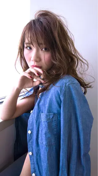 ミディアム 地肌ケアヘッドスパ専門店　頭皮のおふろ所属・ケア専門美容室 ー代表／湯浅昂三郎のヘアスタイル