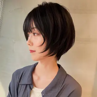 ショート 🎀大川 錬🎀 ブリーチなしWカラーのヘアスタイル