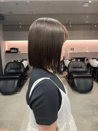 カラー 縮毛矯正/スパイラル パーマ/表参道のヘアスタイル