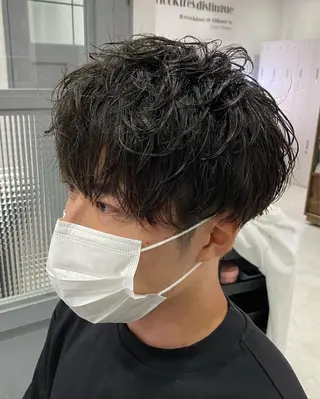 メンズ 🟣メンズパーマ 川端 永遠🟣のヘアスタイル