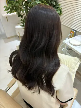 ロング カラー りほ/顔周りカット/ レイヤーカットのヘアスタイル