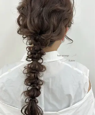 ヘアアレンジ アレンジカラー モデル🎀yuuiのヘアスタイル
