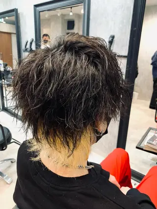 ショート パーマ メンズ AI TOKYO men’s  横浜所属・メンズ支持数No.1 👑リュウ👑のヘアスタイル