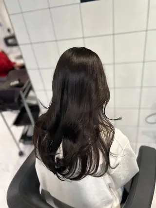 ロング カラー 表参道/透明感カラー /暗髪/ジュキヤのヘアスタイル