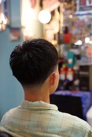 ショート メンズ TIGHT SWAG BARBERWORKS所属・TIGHT SWAG YUTOのヘアスタイル
