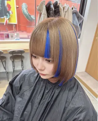 ショート 韓国ヘア×ハイトーン AYA💫のヘアスタイル