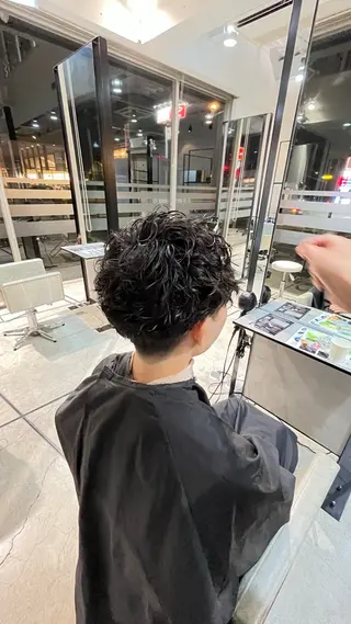 パーマ メンズ 似合わせパーマ🎀 モデル募集中のヘアスタイル