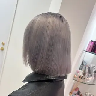 ミディアム カラー Ayu🍯/名駅/ブ リーチカラー/ヘアメのヘアスタイル