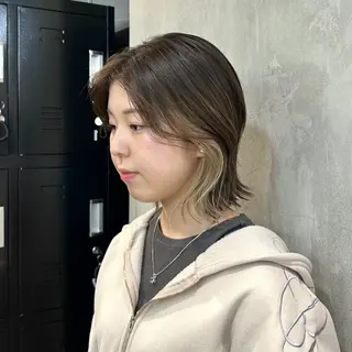 カラー ✨うる艶/ブリーチ✨ 𝓡𝒖𝓷𝐚💋のヘアスタイル