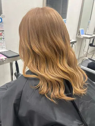 ロング カラー 韓国ヘア🇰🇷 HINAのヘアスタイル