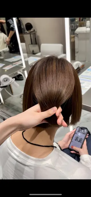 ショート 田中 希のヘアスタイル
