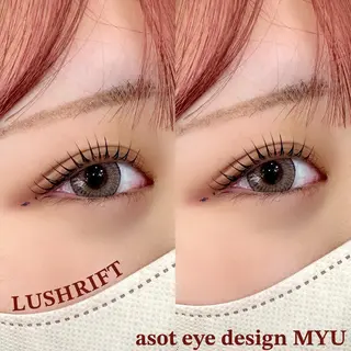 マツエク・マツパ MYU🩵 Mirajuのマツエク・マツパデザイン