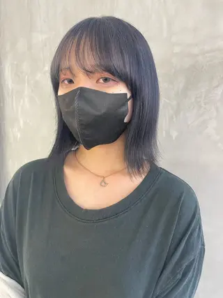 ミディアム GO TODAY SHAiRE SALON 原宿本店所属・REINA/ブリーチ /ハイトーン/原宿のヘアスタイル