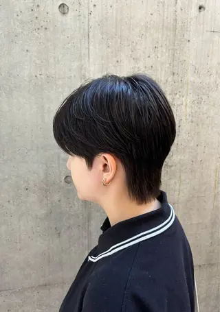 ショート パーマ メンズ カルマパーマ韓国ヘア shiryuのヘアスタイル