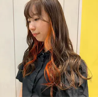 ロング インナーカラー /ヘアメ じゅんのヘアスタイル