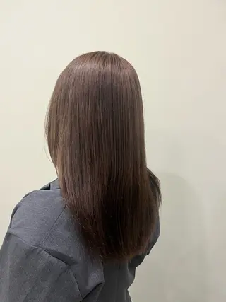 ロング カラー uni/haruhi ☀️大名透明感カラーのヘアスタイル