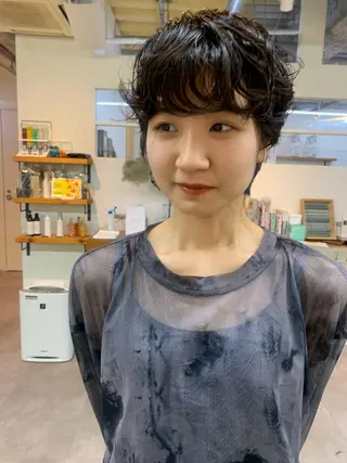 ショート パーマ AR.MARA hair  studio所属・AR.MARA サトウヒカルのヘアスタイル