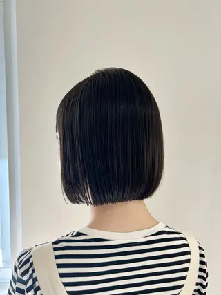 ショート カラー 鈴木弥月/透明感カラ ー/ボブ/髪質改善のヘアスタイル