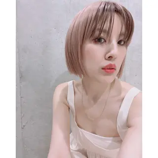 ショート カラー ヘアアレンジ メンズ キッズ BRAIDS💎愛子 大人ハイライト💎のヘアスタイル