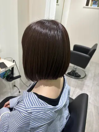 ショート 本町/酸性縮毛矯正 髪質改善/財間一正のヘアスタイル