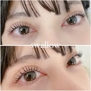 マツエク・マツパ swallow 奈良西大寺店のマツエク・マツパデザイン