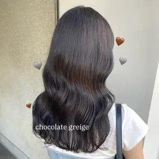 ロング カラー Parve Mix 森 美遥🇰🇷🩶のヘアスタイル