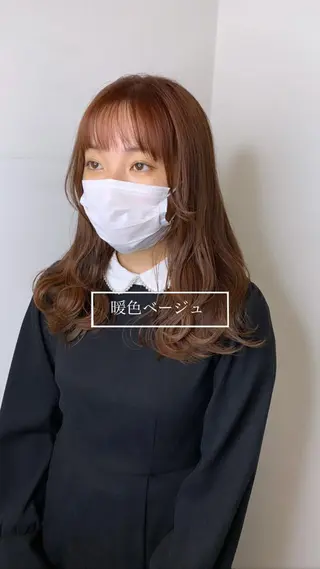 ロング メンズバレイヤージュ 斉藤春のヘアスタイル