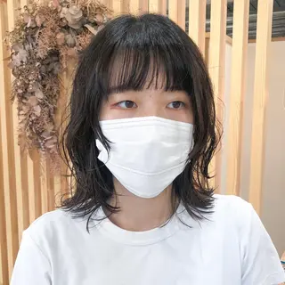 ミディアム パーマ エトウリクシ パーマ美容師のヘアスタイル