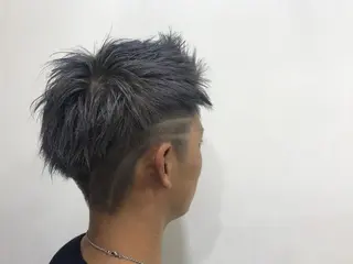 カラー メンズ AMI ウルフパーマ/メンズのヘアスタイル