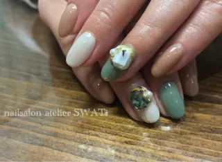 ネイル ヘアーサロン大野所属・nailsalon SWATiのネイルデザイン