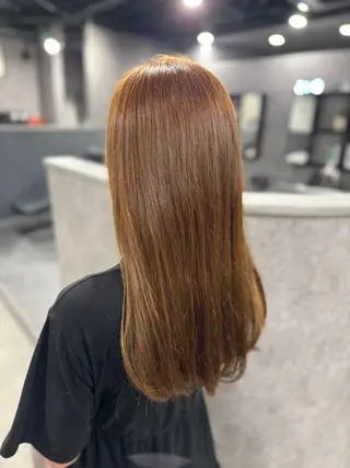 セミロング カラー ink Runaのヘアスタイル