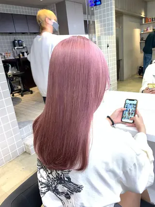 カラー 透明感ベージュ🤎 ナチュラルレイヤーのヘアスタイル