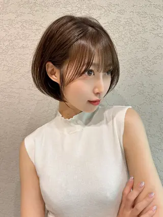 ショート カラー レイヤー❣️縮毛矯正 川村利幸のヘアスタイル