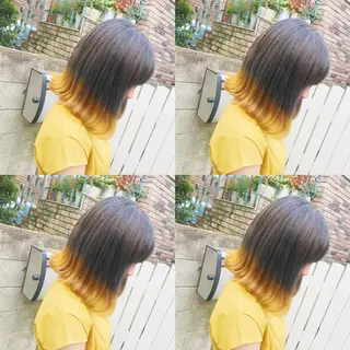 ミディアム カラー ヘアアレンジ ブリーチ/ヘアケア 🪞TAKUMA🪞のヘアスタイル