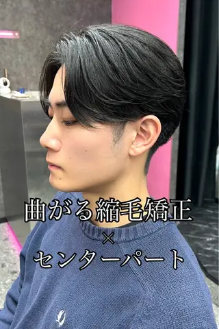 ショート パーマ メンズ メンズスタイリスト 前田雄輝のヘアスタイル