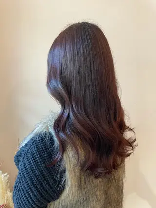 セミロング カラー 林 慧悟のヘアスタイル
