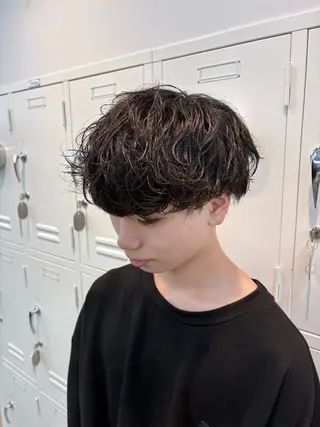 パーマ メンズ 🌀toa/波巻き✨ /メンズパーマ／栄のヘアスタイル